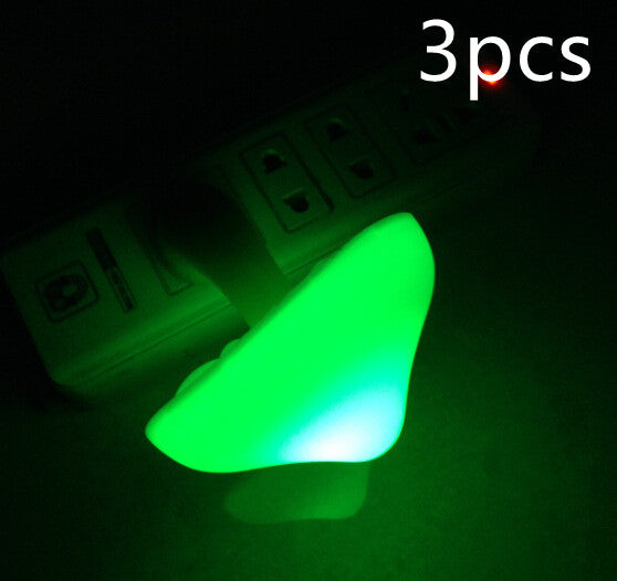Mushroom Wall Socket Lamp: Cozy LED Night Light