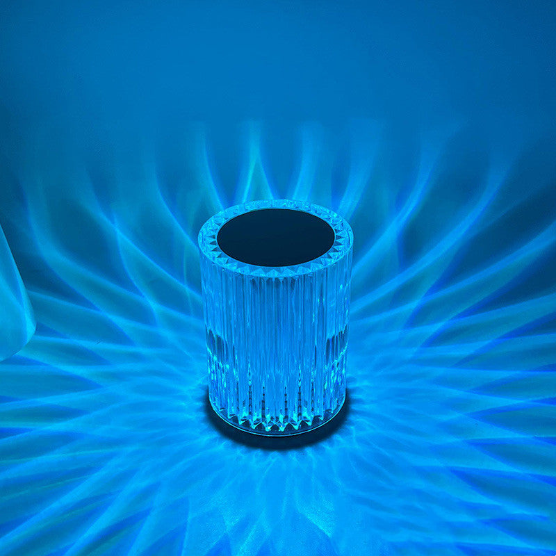 Elegant Crystal Table Lamp: Illuminate Your Night with Creativity