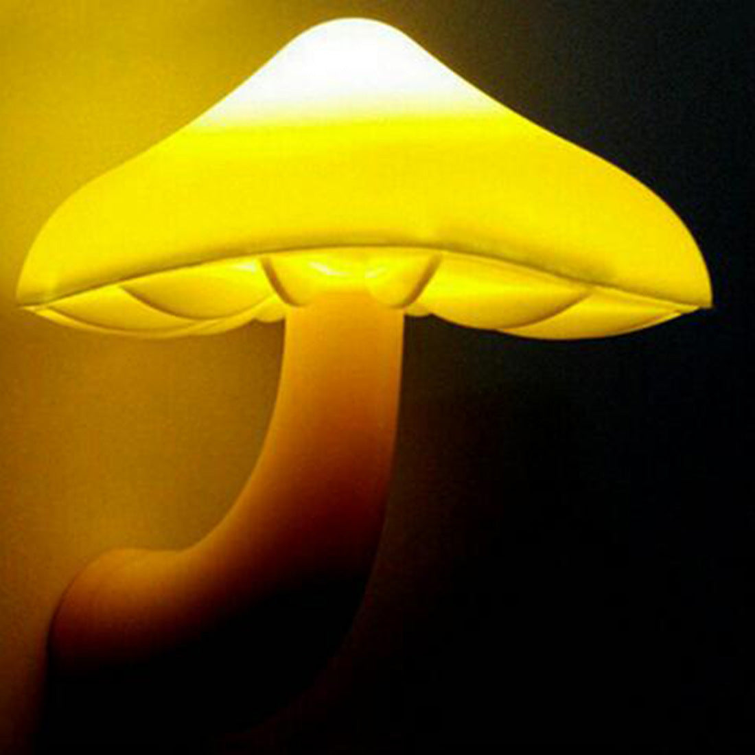 Mushroom Wall Socket Lamp: Cozy LED Night Light