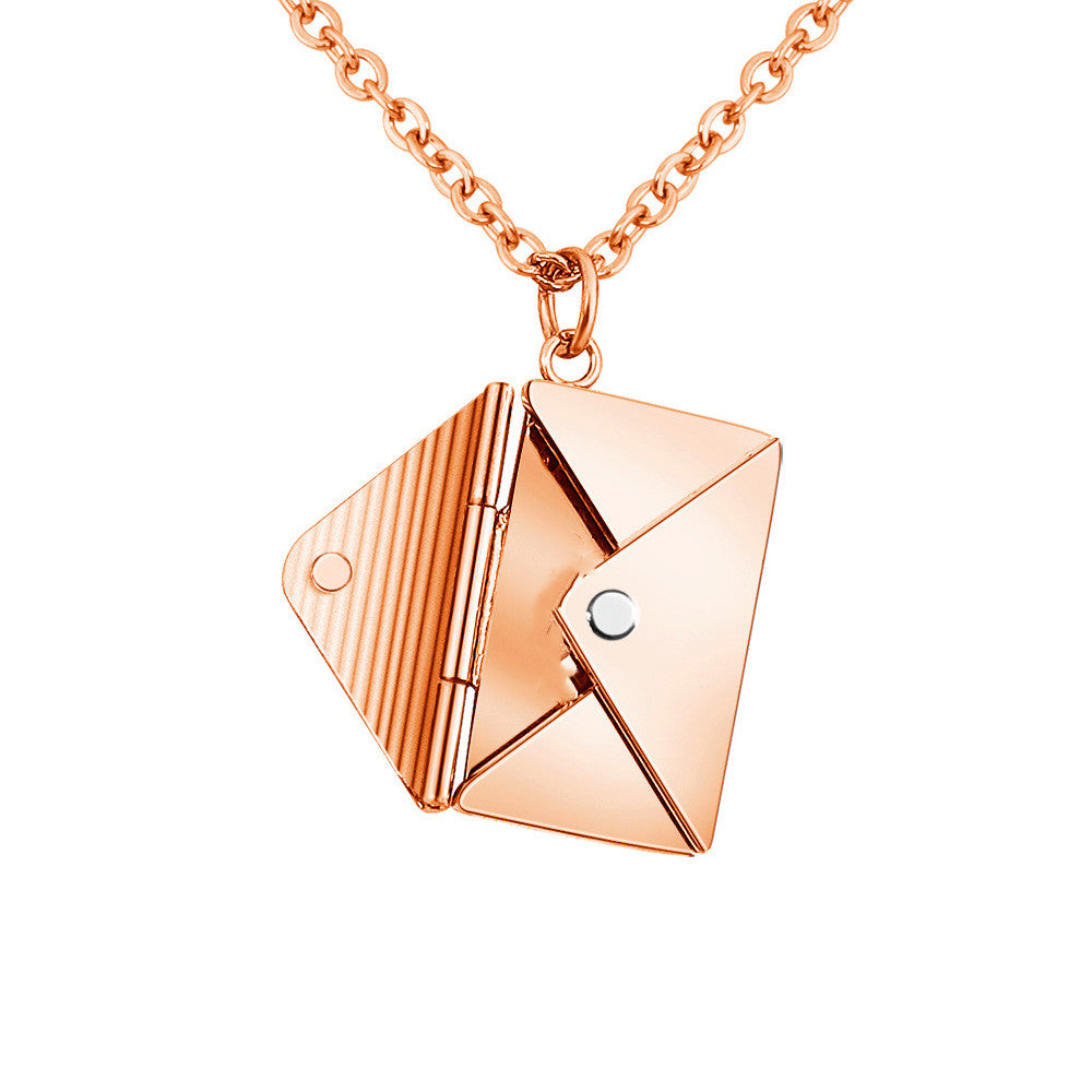 Envelop Necklace: A Stylish Lover Letter Pendant