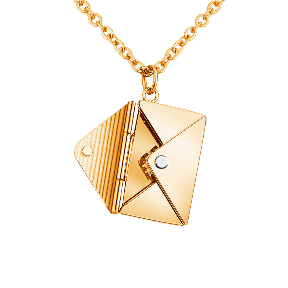 Envelop Necklace: A Stylish Lover Letter Pendant