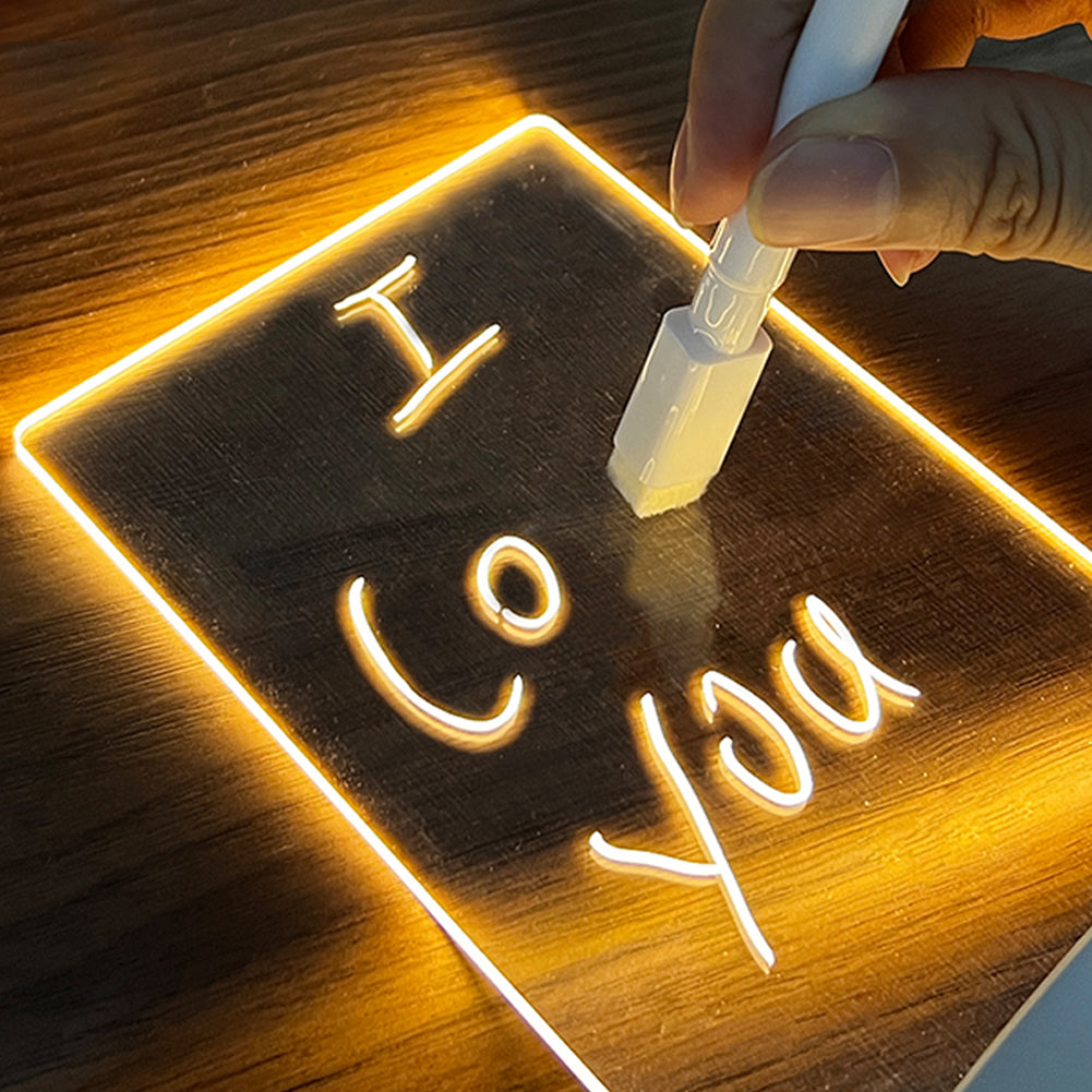 Creative LED Message Board Night Light: Illuminate Your Thoughts