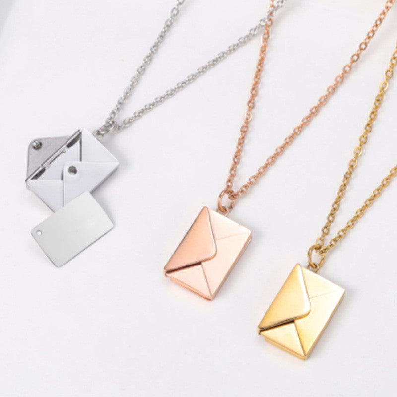 Envelop Necklace: A Stylish Lover Letter Pendant