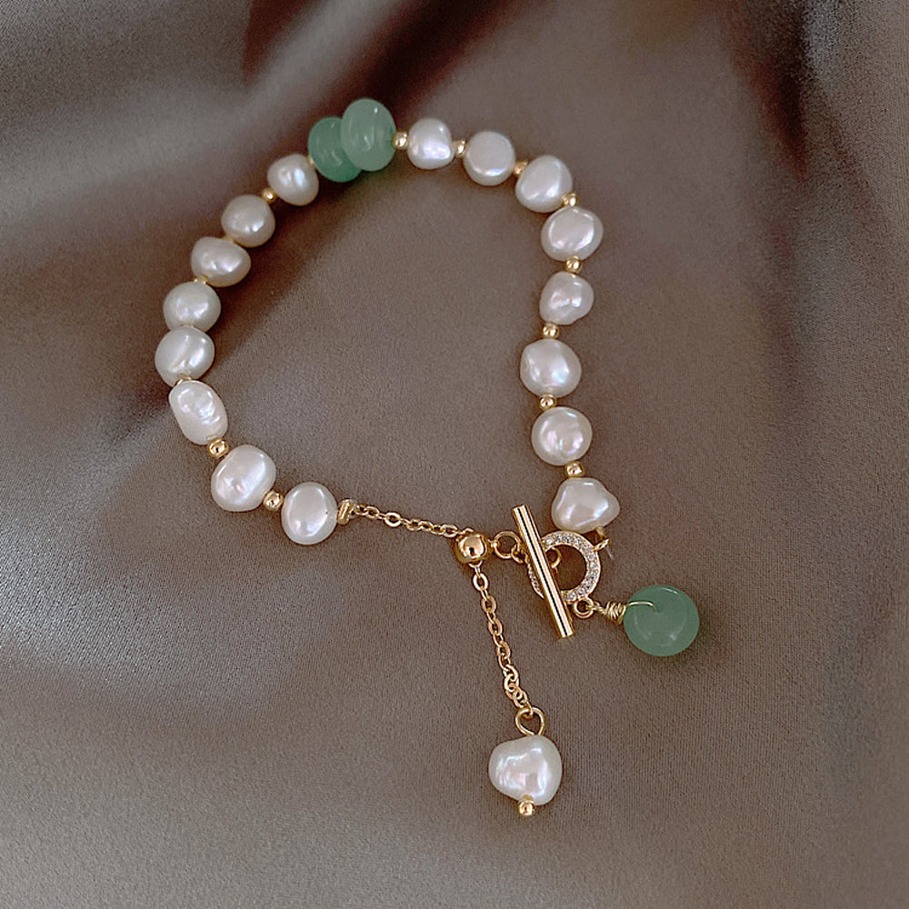 Irresistibly Irregular: Women's Adjustable Freshwater Pearl Bracelet